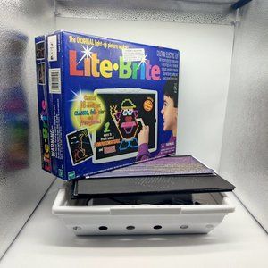Vintage 1999 Mr Potato Head Lite Brite In Box Works Hasbro